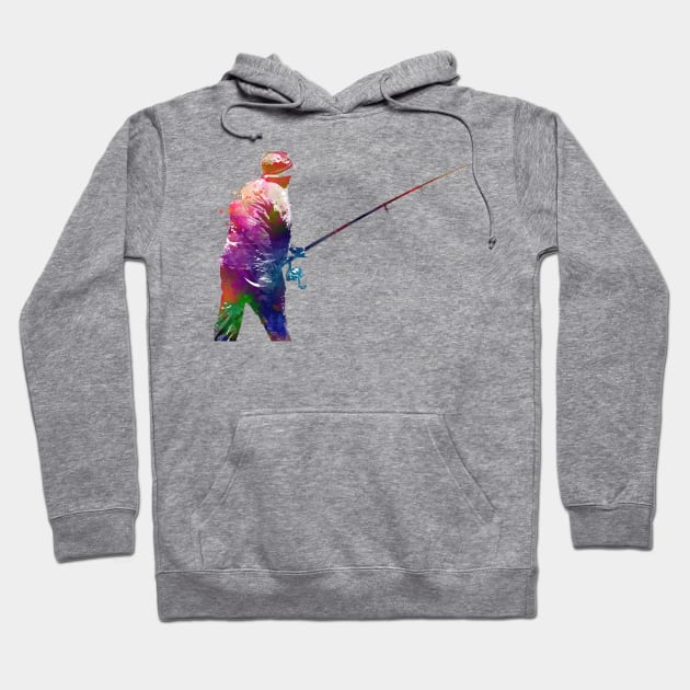 Fishing sport art #fishing Hoodie by JBJart